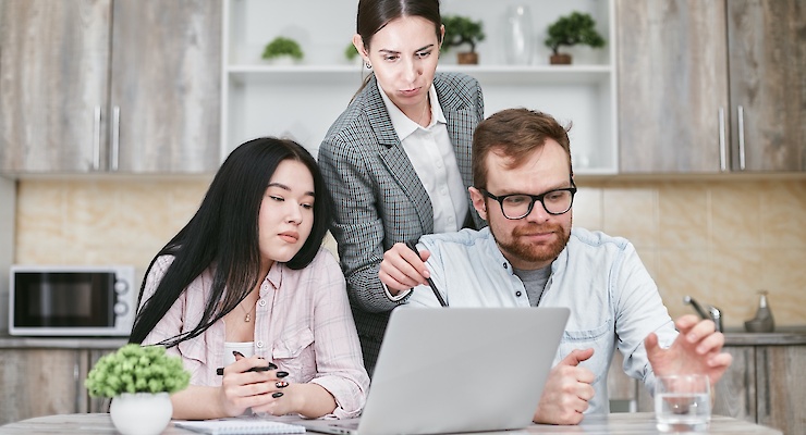 Buying a house when one sale spouse has bad credit uk